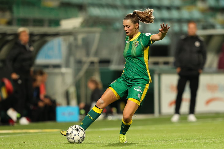Julia Kagie in haar tijd bij ADO Den Haag