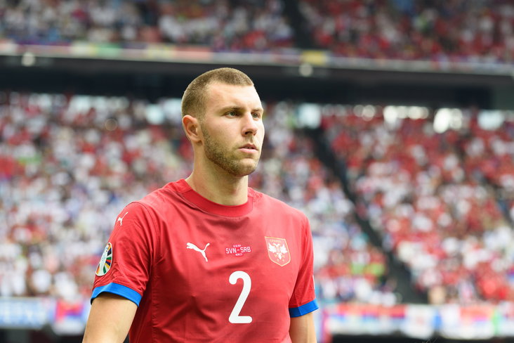 Pavlovic speelde met Servië op het EK in Duitsland