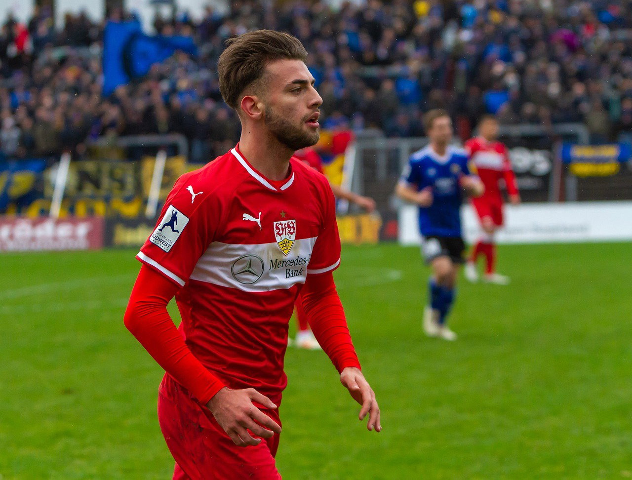 Een speler van VfB Stuttgart