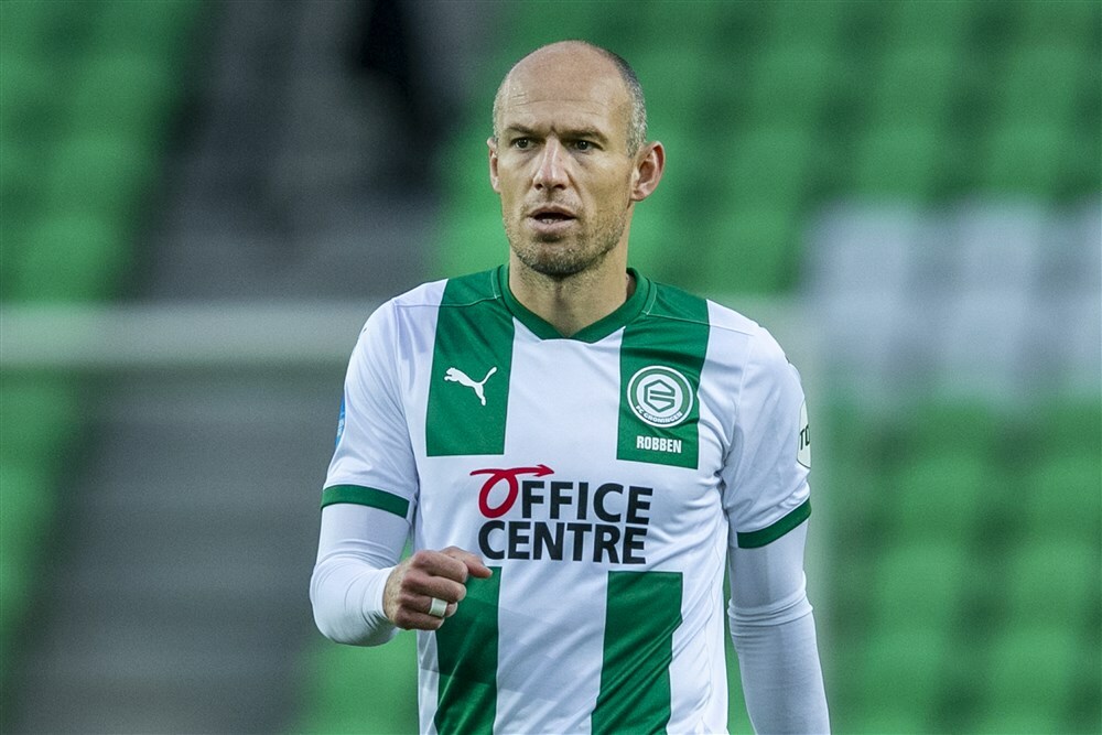 Arjen Robben in het shirt van FC Groningen