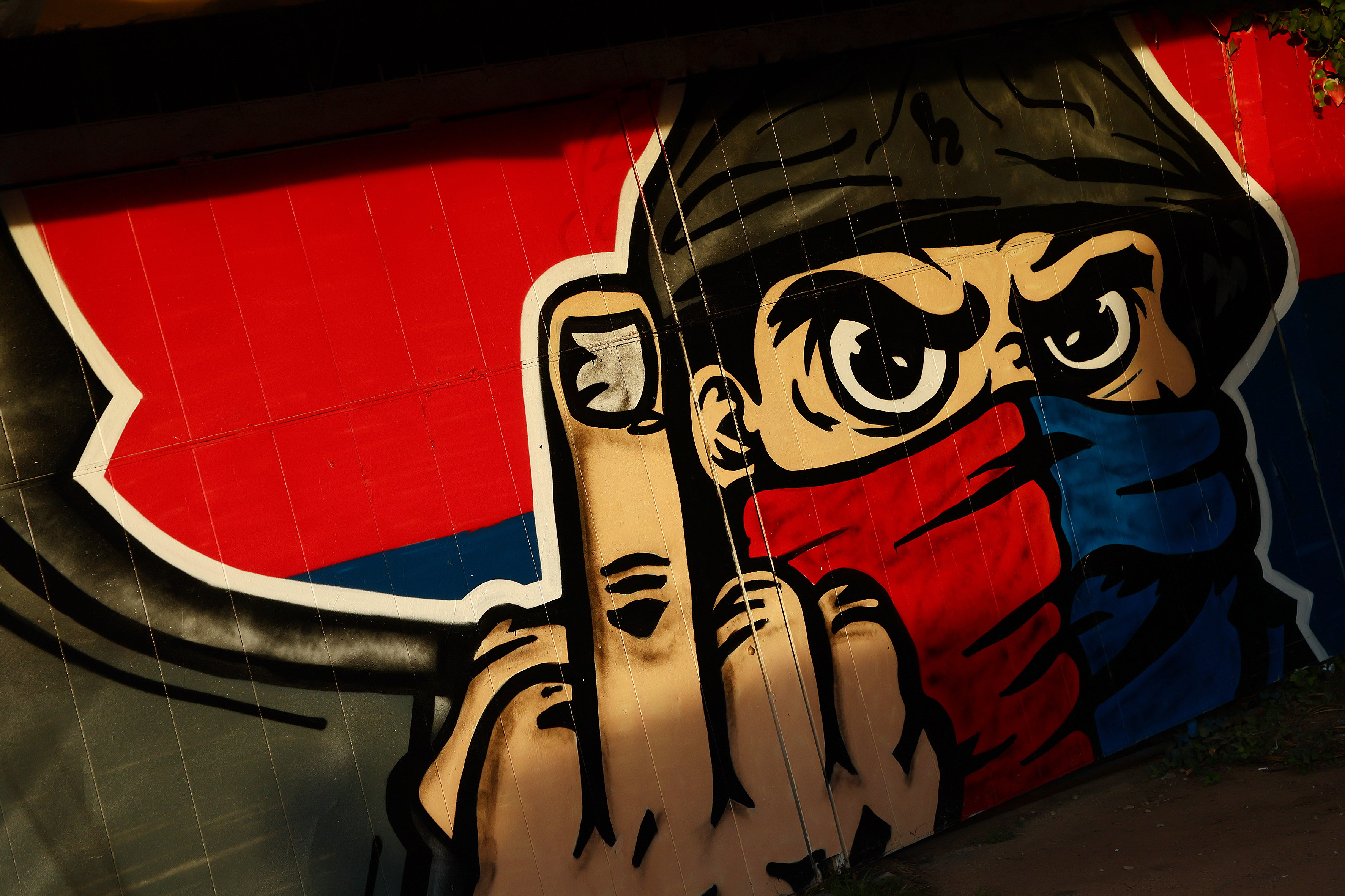 Spandoek van de Hajduk Split-supporters
