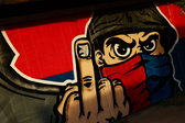 Spandoek van de Hajduk Split-supporters