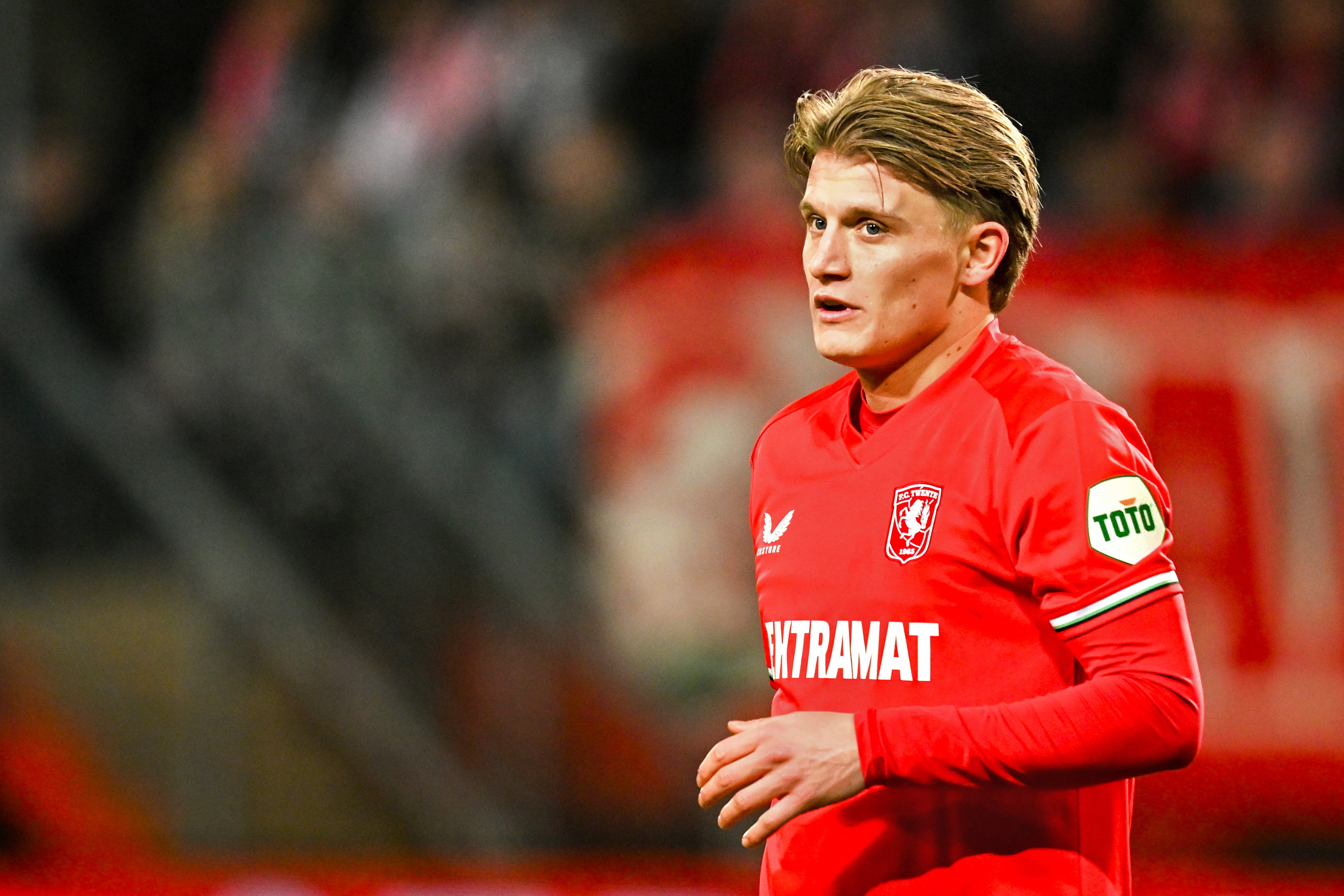 Sem Steijn in De Grolsch Veste bij een thuiswedstrijd van FC Twente