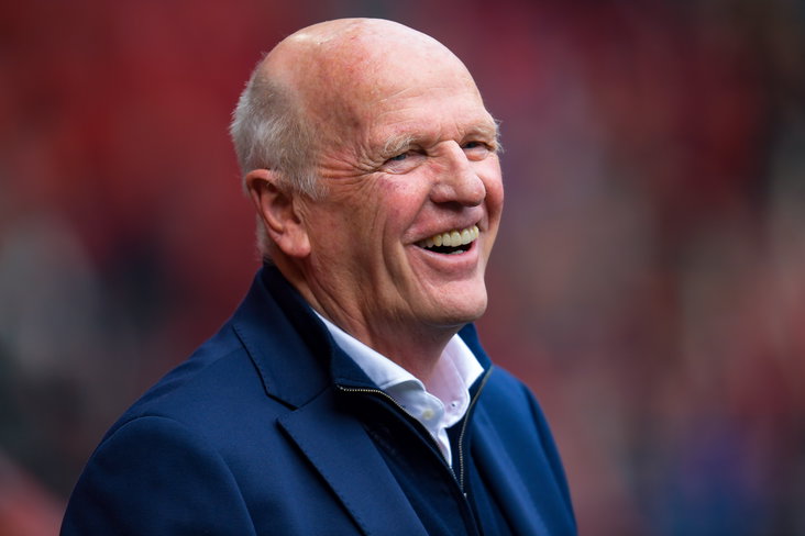 Jan Streuer met een grote glimlach