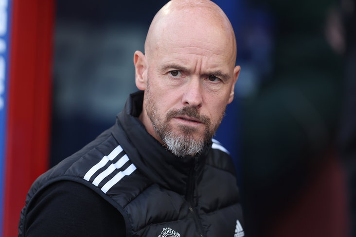 Erik ten Hag in Engeland