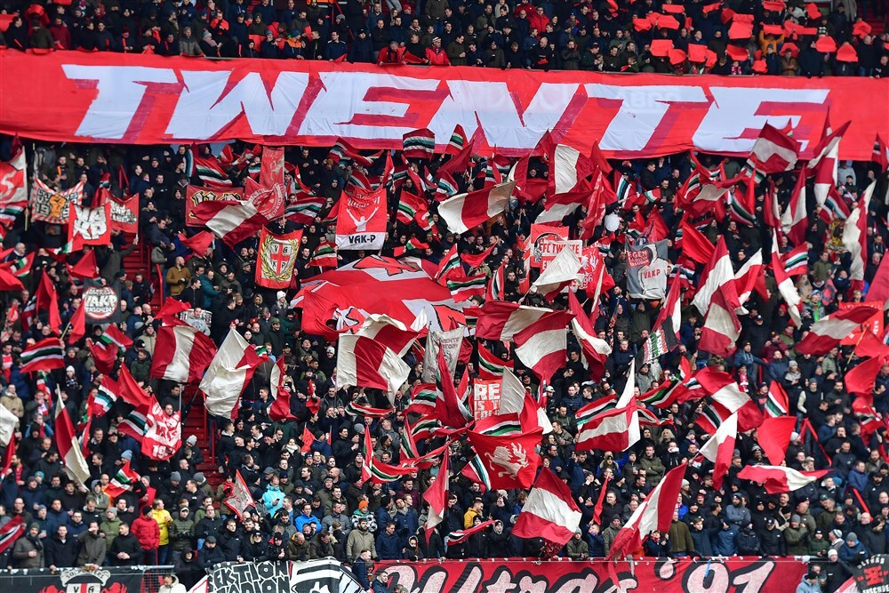 FC Twente-fans in Enschede