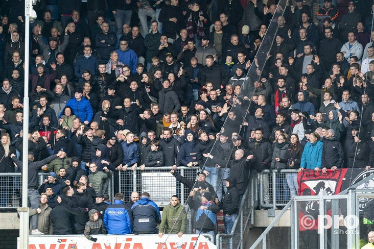 Uitvak van FC Utrecht bij Willem II