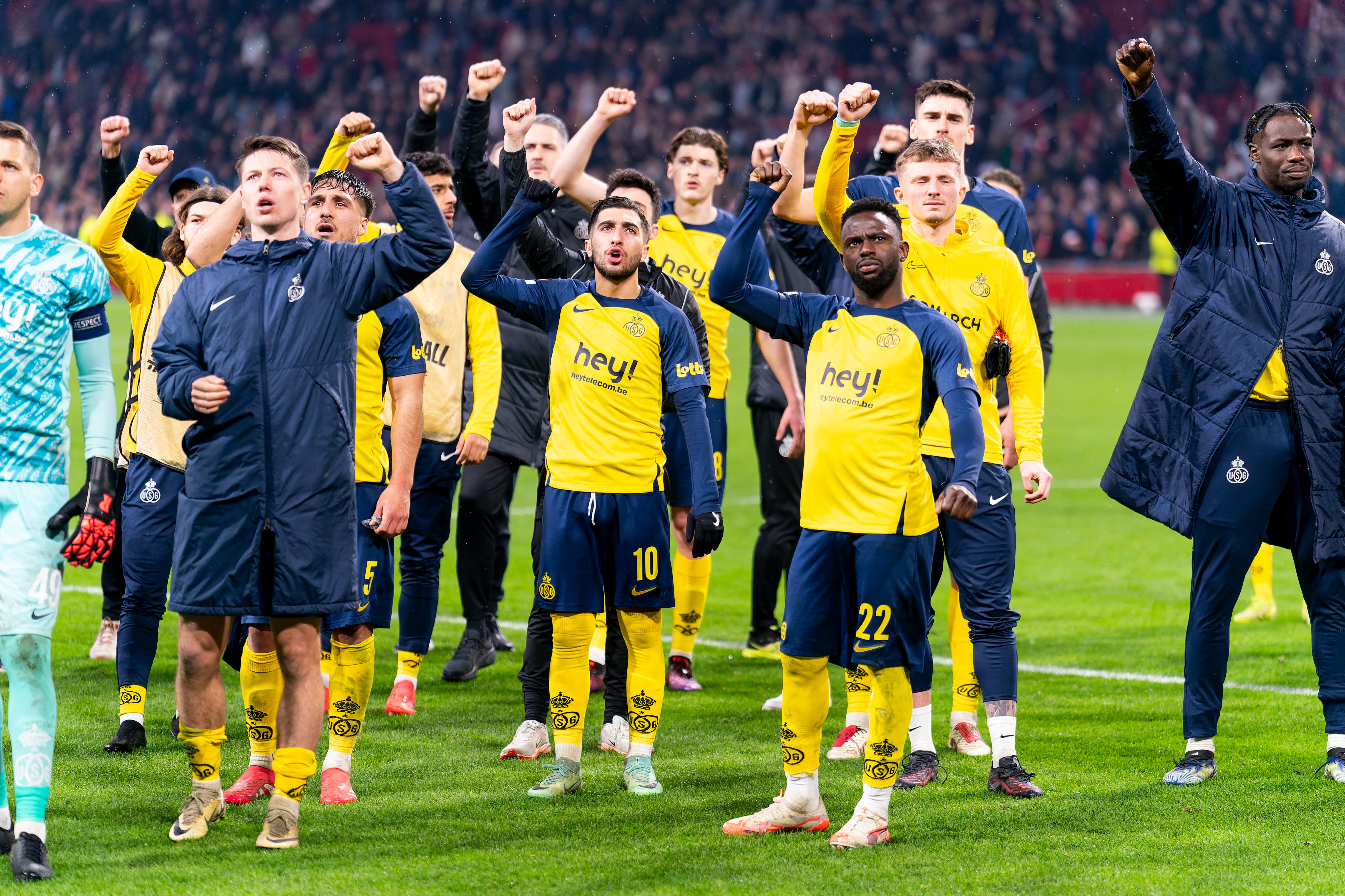 Union-spelers bedanken de Union-fans