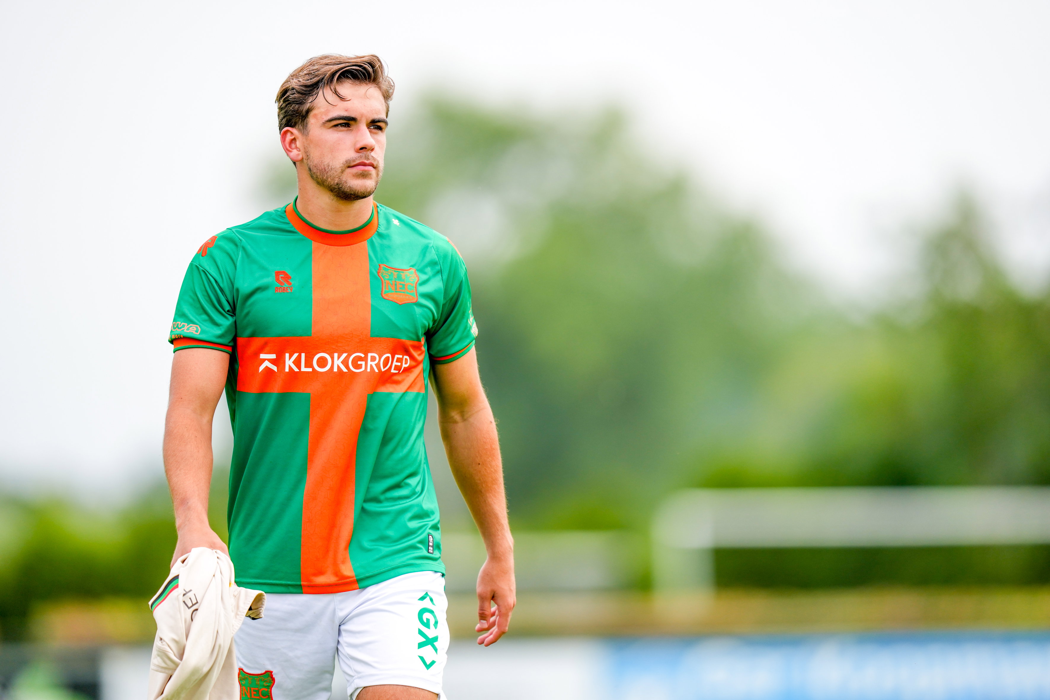 Bart van Rooij tijdens de voorbereiding van NEC
