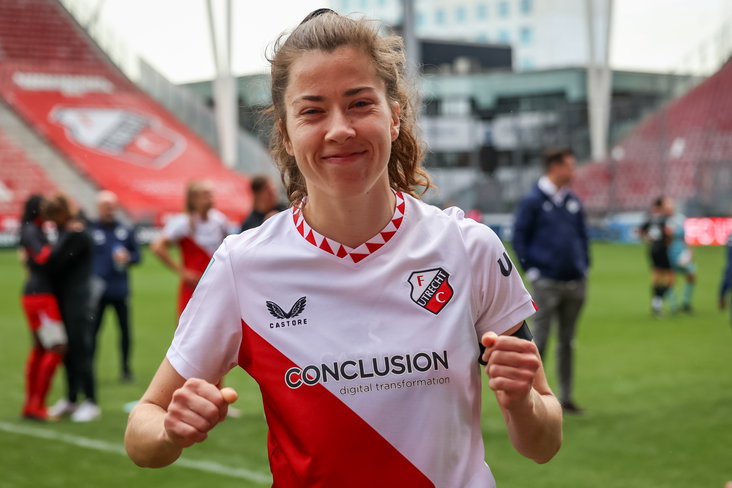 Nurija van Schoonhoven in De Galgenwaard