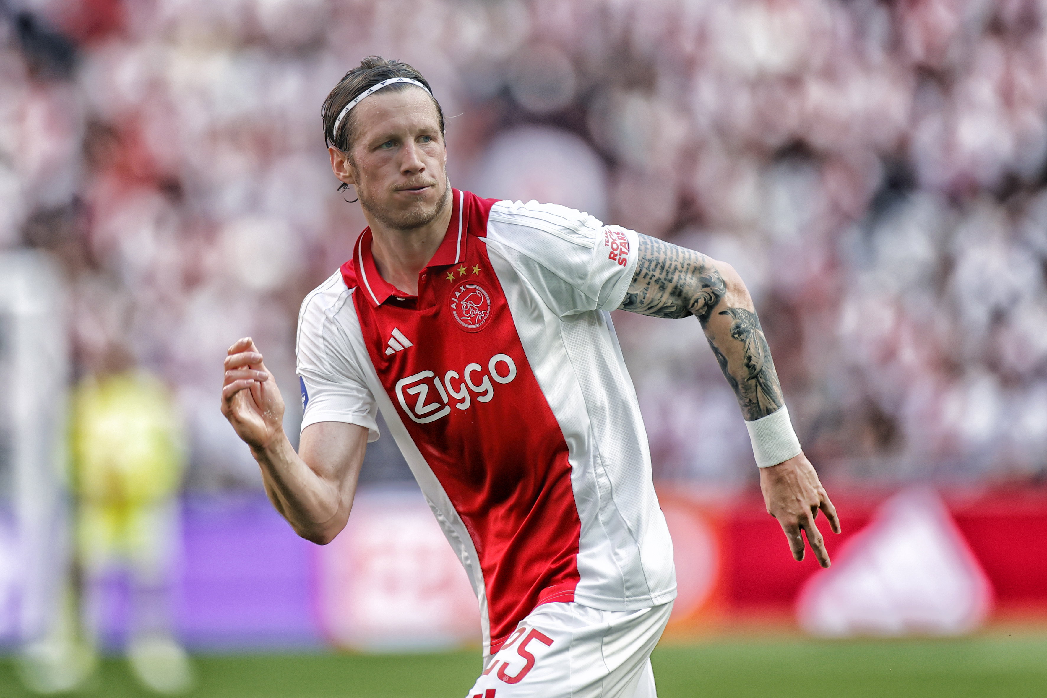 Wout Weghorst in de Johan Cruijff Arena